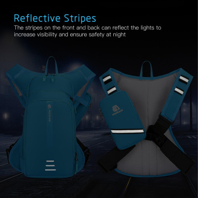 Weikani 10L Cycling Hydration Backpack with Phone Holder Bag Bicycle Bag Hiking Running Climbing Backpack Shoulder Bag