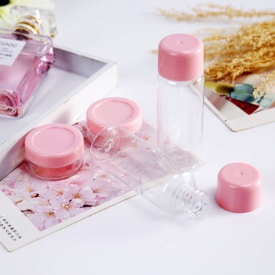 Bộ chiết mỹ phẩm 5 -7 món kèm túi zip tiện dụng nhỏ gọn dễ dàng mang theo 