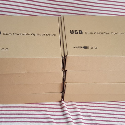 Hộp đựng ổ đĩa laptop DVD gắn ngoài qua cổng USB - Dùng cho ổ dvd mỏng 9.5mm và dầy 12,7mm - Hàng chính hãng