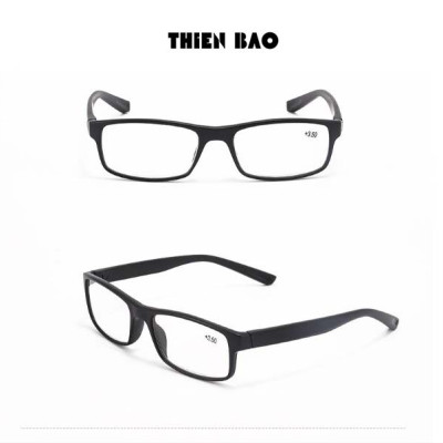 Kính lão thị , viễn thị loại cao cấp Đen Nhám cực đẹp, tròng chuẩn độ NAM NỮ Nhật bản loại I KVD034 hàng đẹp TR90