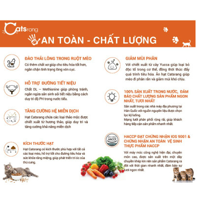 Thức ăn hạt cho mèo mọi lứa tuổi Catsrang