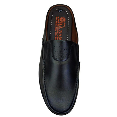 Dép Bít Mũi Nam Da Bò Thật TiTi ĐÔ Cao Cấp GSB2071d