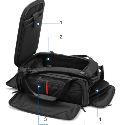 túi xách du lịch thể thao nam kiêm balo du lịch cao cấp phong cách mới(15,6")