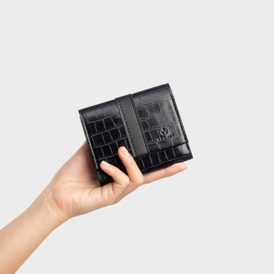 Ví Yuumy ( Thời trang nữ gấp gọn họa tiết vân đá - Ví da Seasand YV102 )