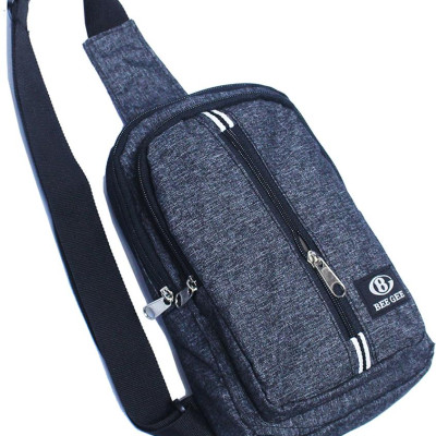 Túi đeo chéo nam nữ unisex Hàn Quốc Bee Gee 046 XÁM