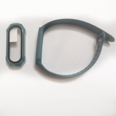 Dây và Ốp kính cường lực bảo vệ cho đồng hồ Xiaomi Miband 5 và Mi band 6
