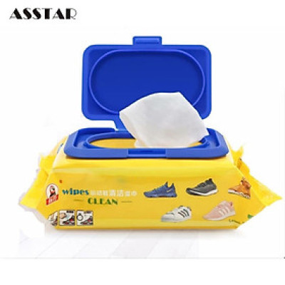 Gói 30 tờ giấy ướt lau giày vàng chuyên dụng - Hàng Nhập Khẩu