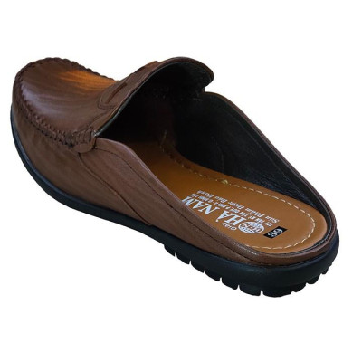 Dép Bít Mũi Nam Da Bò Thật TiTi ĐÔ Cao Cấp GSB2036d