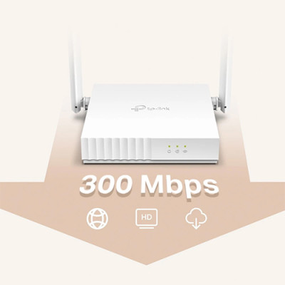 Thiết bị định tuyến mạng không dây TP-Link Router Wifi 4 300Mbps TL-WR820N - Hàng chính hãng