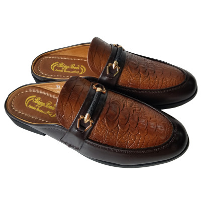 Dép Bít Đầu Nam BIGGBEN Da Bò Thật Cao Cấp SB124