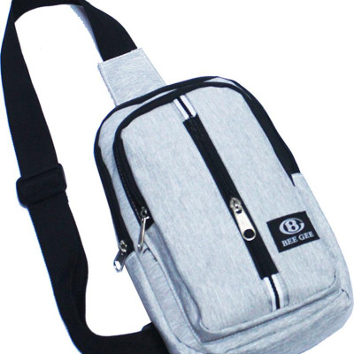 Túi đeo chéo nam nữ unisex Hàn Quốc Bee Gee 046 XÁM