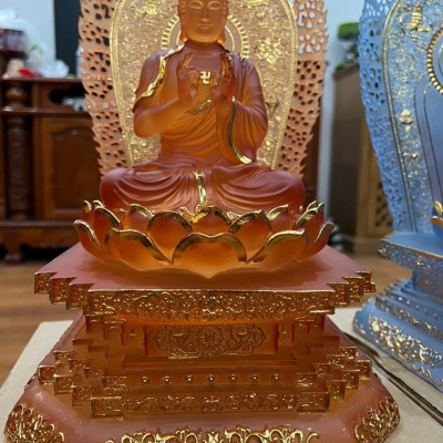 BỘ 7 VỊ DƯỢC SƯ ĐÁ LƯU LY ĐẦY ĐỦ CÁC MÀU TRƯNG BÀY HOẶC LÀM QUÀ TẶNG NGƯỜI THÂN