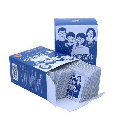 Khăn Lau Kính Nano Hộp 100 Miếng Khăn Giấy Chống Bám Hơi Nước, Giấy Lau Kính Chống Mờ Sương, Mồ Hôi, Chống Nhờn