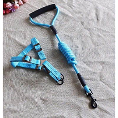 Dây dắt chó có tay cầm + Yếm cao cấp