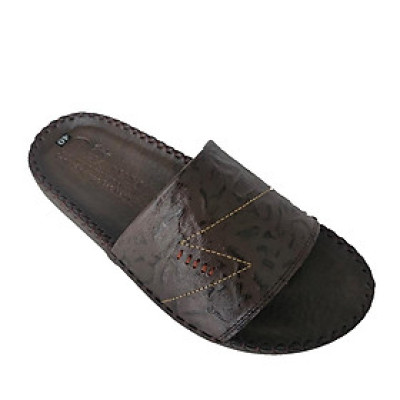 Dép Nam Quai Ngang HÀ NAM Da Bò Thật Cao Cấp DNA2172