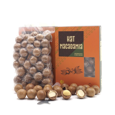 HẠT MACCA ÚC NỨT VỎ  LOẠI 1 - HỘP 500G