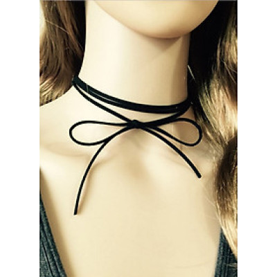 Vòng cổ choker tattoo V70 dây nơ