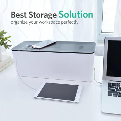 Ugreen UG30397LP110TK Size S 27X12X13CM Màu Trắng Hộp đựng ổ cắm điện tiện lợi - HÀNG CHÍNH HÃNG