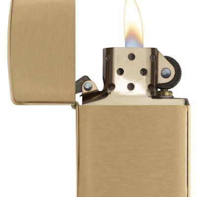 Bật Lửa Zippo Armor Brushed Brass 168
