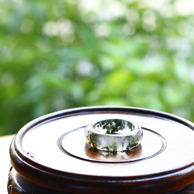  Nhẫn đá băng ngọc thủy tảo mệnh hỏa , mộc - Ngọc Quý Gemstones