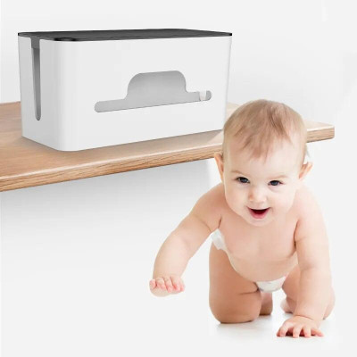 Ugreen UG30397LP110TK Size S 27X12X13CM Màu Trắng Hộp đựng ổ cắm điện tiện lợi - HÀNG CHÍNH HÃNG