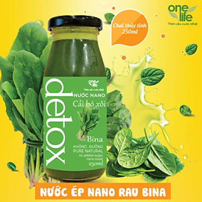 Nước Ép Rau Củ - Cải Bó Xôi (Bina) - 250ml