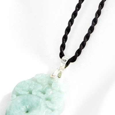 Mặt dây chuyền 2 tỳ hưu cẩm thạch phỉ thúy Ngọc Quý Gemstone