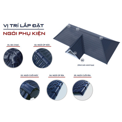 Ngói tráng men cao cấp Casa Pro, men bóng cao cấp, chống thấm, chống rêu mốc - Hoa Sen Home - hàng chính hãng