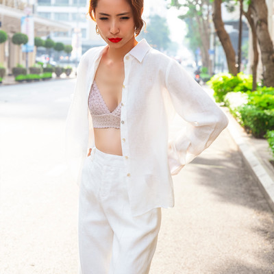 Áo Sơ Mi Linen Sicily TOP171 Thời trang thiết kê Hity