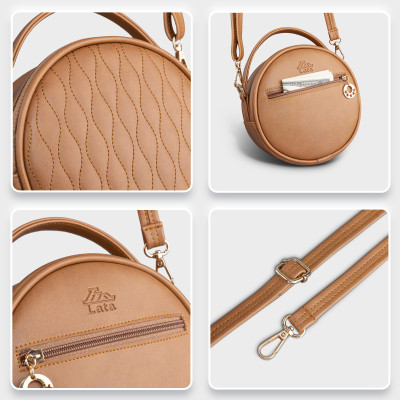 Túi Lata ( Thời trang nữ đi chơi size 17 - Túi đeo chéo da HN95 )