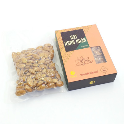 HẠT HẠNH NHÂN MỸ RANG NGUYÊN VỊ - HỘP 250G