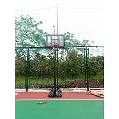 Trụ bóng rổ S021A (không có tay quay tăng chỉnh), trụ bóng rổ điều chỉnh từ 230 đến 305 cm, an toàn phù hợp cho người lớn và trẻ em