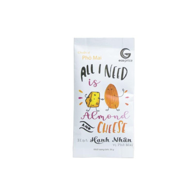 COMBO 4 TÚI HẠT HẠNH NHÂN VÀ HẠT ĐIỀU NHIỀU VỊ - ECOPRICE