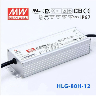 Nguồn Meanwell HLG-80H-12 Hàng nhập khẩu