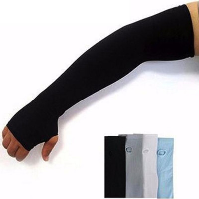 Găng Tay Chống Nắng Xỏ Ngón Thun Lạnh Mát