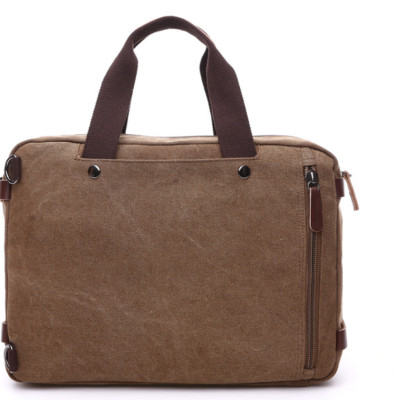 Túi xách nam công sở 2 trong 1 vải cavans cao cấp size 15,6inh và size 17.3inh phong cách mới