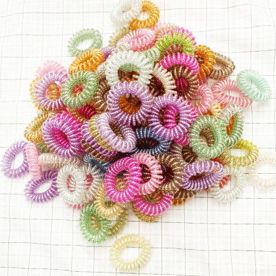 combo 10 dây cột tóc lò xo dây điện thoại mẫu mới