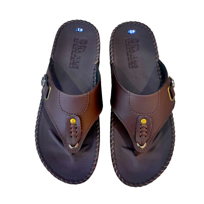 Dép Xỏ Ngón Nam HÀ NAM Da Bò Thật Cao Cấp DNA2164