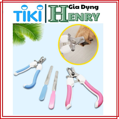 Bộ kềm cắt móng kèm giũa móng cho chó mèo - Hàng cao cấp