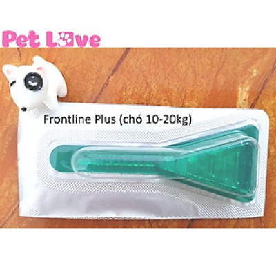1 tuýp Frontline Plus nhỏ gáy diệt ve rận, bọ chét (chó 10 - 20kg)