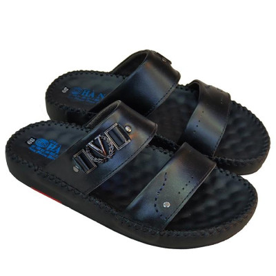 Dép Nam Quai Ngang Da Bò Thật TiTi ĐÔ Cao Cấp DNA2082d