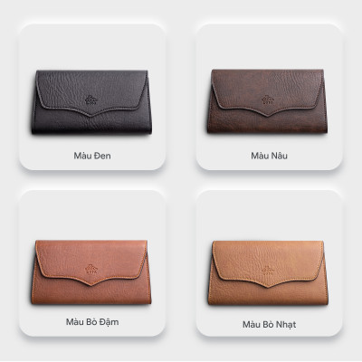 Ví Lata ( Thời trang nữ dáng cầm tay dáng dài - Ví da VN71 )