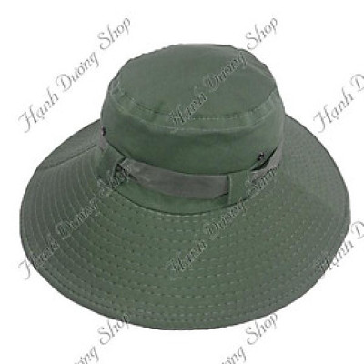 Nón tai bèo, nón bo nam, nón lính mùa hè xanh vành rộng, chống nắng tốt, có dây quai nón - Hạnh Dương