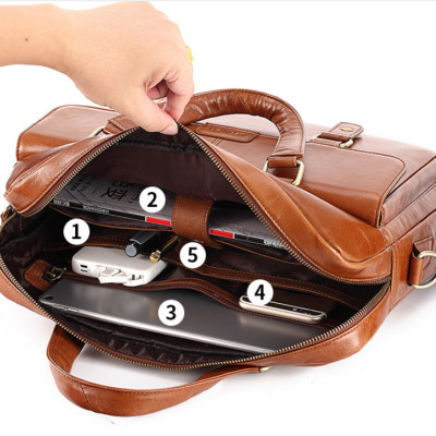 Túi xách nam công sở 100% da bò thật cao cấp phong cách mới