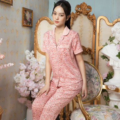 Bộ Đồ Satin Dài Nữ Vincy Thoáng Mát BSD022S21