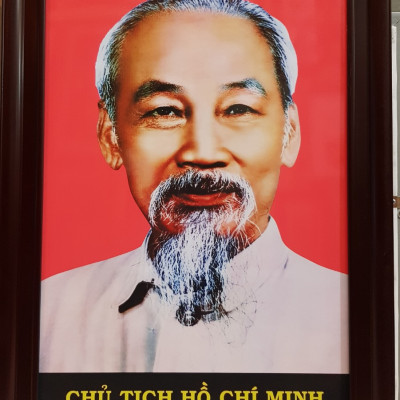 Ảnh gốc chân dung Chủ tịch HỒ CHÍ MINH kính yêu