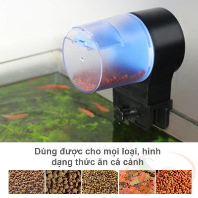 Máy cho ăn Sunsun Mini Smart Feed AK 01S / 02 / 32 hẹn giờ tự động cho cá tép ăn