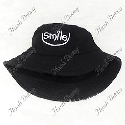 Nón tai bèo nam nữ mặt cười Smile nam nữ thời trang, vành rộng chống nắng tốt, chất liệu vải mềm mại thoải mái