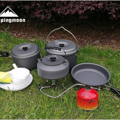 Bộ nồi nhôm dã ngoại Campingmoon MC-700