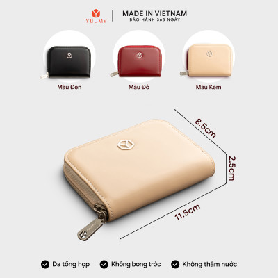 Ví Yuumy ( Thời trang nữ dáng cầm tay nhỏ gọn - Ví da Smooth YV120 )